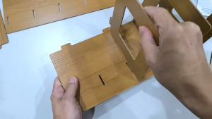 Universal Wood Stationery File Rack Gundam Runner Holder Book Storage Box