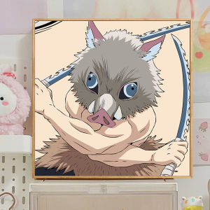Acrylic Paint By Numbers Demon Slayer Painting By Numbers on Canvas Coloring By Number for Adults Paint Digital Art