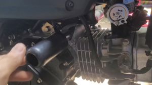 Bộ gác chân chống đỗ trước dùng Yamaha PG1