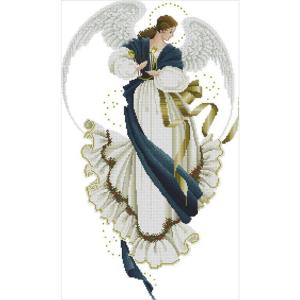 Cross Stitch Kits 11CT Stamped DIY Angel Mosaic Cotton Craft