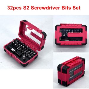 32pcs screw set with tool box S2 materialhigh Qualiy Security Bit SetTemper Proof Bits for home electoronics vehicles