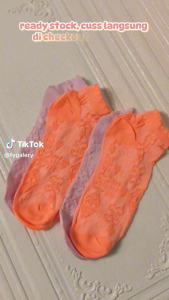 QSKS71 Kaos Kaki Pendek Wanita Semata Kaki Bahan Cotton Fashion Girl Socks Motif Polos