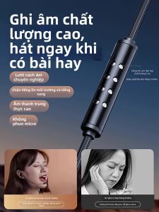 ZILAIXIU | Wired Singing Microphone Headphones With Built-in Sound Card Full Mobile Phone Compatibility