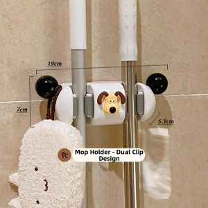 BOZHI | Wall-mounted Broom Holder