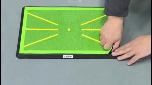 Kaiersn | Kaiersn Golf Swing Training Pad Swing Path Detection Mat Directional Practice Mat for Enhanced Swing Accuracy