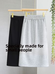 Váy Midi Cạp Cao Màu Xám Cho Nữ Mùa Thu 2025 Váy Dài Tay Tay Ngắn Dáng Chữ a Thường Ngày Có Nút Cài Trang Phục Công Sở