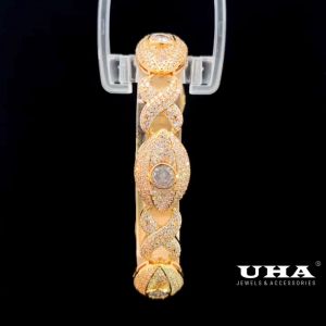 L646 Lắc tay nữ thiết kế sang trọng đính đá sáng lấp lánh UHA