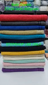 [HARGA MURAH] TUALA MANDI DEWASA SERAP AIR KAIN 100% COTTON🔥Hot Sale🔥Viscose Bath Towel Hotel 5 Bintang Hotel Grade