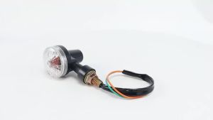 JNYD Universal Motorcycle Turn Signal Light Indicator Lamp For GN125 Cafe Racer Suzuki Yamaha Kawasaki Amber Lights Blinker