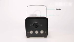 700W Professional Stage Fog Machine With 13 Colorful Disco Colorful Smoke Machine LED Remote Fogger Ejector Dj Equipment Wedding Party Stage Light Effects (LED/RGB Fog Machine) Wireless Remote Control Stage Smoke Machine