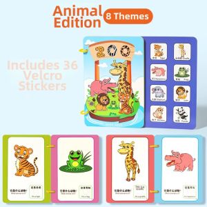 QU RAN | Quiet Tear Cloth Book Education Toy for Infants 6 Months to 1 Year Bite-Safe Magic Tape