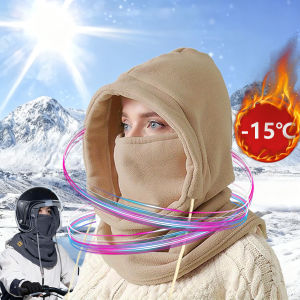 Winter Balaclava Face Mask Windproof Thermal Hooded Scarf for Skiing Cycling Fishing Cold Weather Sports Gear Christmas Gift