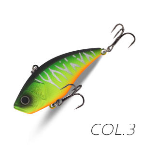 Magic Works 65mm 18.0g Vibration Lure Artificial Hard Baits Lipless Crank Wobbler Sinking Vibe Sea Fishing Lure for Perch Goods