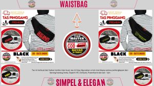 Tas Selempang Pria & Waistbag Motif Army: Urban Casual & Multifungsi