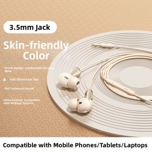 Weilade | Noise Cancelling Flattened Cord Type-C Interface Headphones