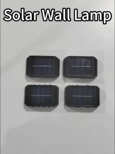 Solar Wall Light OutdoorWaterproof LED Garden Fence LampSolar Powered Wall Mount Decorative LightingStreet Patio Landscape