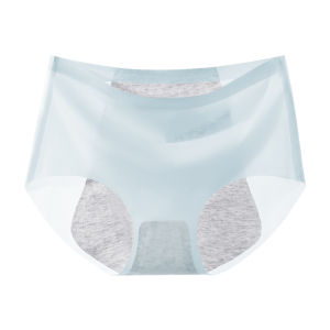 MiiOW | กางเกงชั้นในผ้าไหมน้ำแข็ง Pure Cotton สำหรับผู้หญิงในช่วงประจำเดือน กางเกงขาสั้นบาง ระบายอากาศได้ดี ป้องกันการรั่วไหล