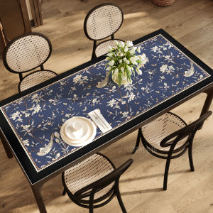 Nanyang Drunk Living Room Retro Tablecloth Leather Table Mat Washable Oil-Proof Waterproof Heat Insulation Tea Table Cloth Fancy High
