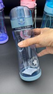*Ready Stock* 520ML Large Capacity Sport Water Bottle Large with STRAP Portable Plastic Outdoor -SMOSI BTL ✅✅✅✅✅✅**** PRINTING CUSTOM LOGO AVAILABLE *****✅✅✅✅✅✅