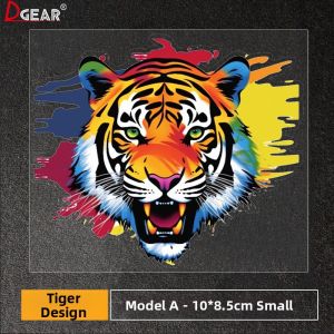 Tiger Head Totem Graffiti Decal Sticker for Car Motorcycle Decoration Waterproof Electric Vehicle Battery Guard Scratch Cover