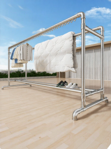 YIXUAN | Double Rod Drying Rack Galvanized Steel