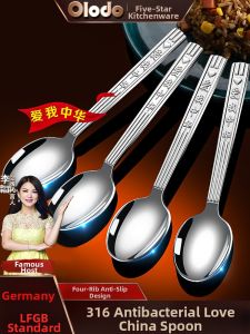 Olodo | High Quality Elegant 316 Stainless Steel Soup Spoon