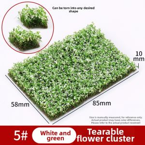 DUOCAIHANI | DIY Miniature Model Hand-torn Flower Clusters Garden Landscape