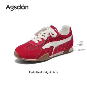 Agsdon | Summer New Ballet-inspired Sport Sneakers Thick Sole with Increased Innersole