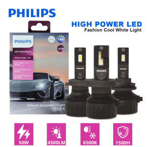 Philips | Philips Ultinon Rally 3550 LED H7 H4 H11 HB3 HB4 HIR2 9005 9006 9012 100W 9000LM High Power 6500K Bright White Car Head Lamps 2X
