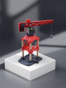 Đồ Chơi Xe Lửa Đường Ray Bằng Gỗ Cẩu Tải Cảng Phụ Kiện Cảnh Bằng Nhựa Và Gỗ Đồ Chơi Giáo Dục Cho Trẻ Em Từ 3-6 Tuổi