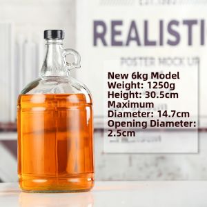 LIKE | Sealable Food Storage Glass Oil Bottle Large Capacity
