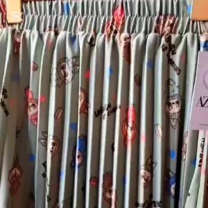 Rok Plisket Premium Anak Motif Labubu