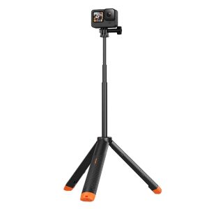 TELESIN Floating Selfie Stick Tripod for GoPro Hero 13 12 11 10 9 8 DJI OSMO Action 5 4 3 Insta360 Ace Pro Lightweight Waterproof Hand Grip Tripod Action Camera Accessories