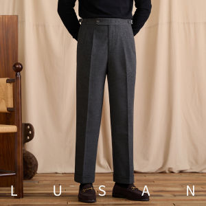 Warm Wool Blend Trousers