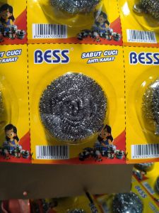 Sabut Cuci Piring Stainless Bess Anti Karat Besi