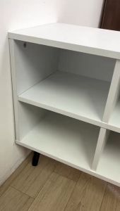 💕FEF SHOP💕FEF 1015 TV Cabinet 5ft + Display Cabinet / 5TV +Rack / White
