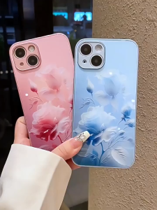 Kính vỏ điện thoại iPhone 15 Pro Max Hoa Hồng iPhone 15 Pro 14 Promax 14 13 12 11 Promax XS XR Cộng Với 11 12 15 Promax Tôi vỏ điện thoại