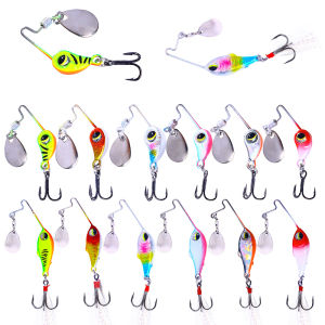 4g 8g 10g 15g 20g Fishing Lures Wobble Rotating Metal Vib Vibration Bait Fishing  Artificial Hard Baits Spinner Spoon Lure Pesca