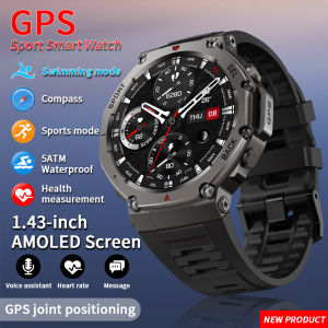 LIGE | Đồng Hồ Thông Minh Quân Sự LIGE GPS Dành Cho T-Rex 3 2026 Chống Nước 5ATM Màn Hình AMOLED Tích Hợp La Bàn Máy Đo Độ Cao Hơn 170 Chế Độ Thể Thao Và Chức Năng Theo Dõi Giấc Ngủ Dành Cho Nam Giới