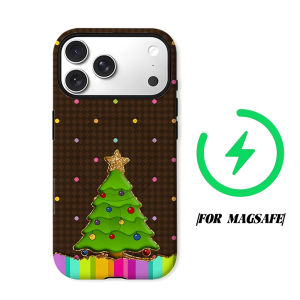 Christmas Tree Xmas Phone Case for iPhone 18 17 16 15 14 13 12 11 Air Pro Max Plus Double-layer Cover