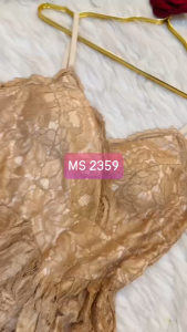 Mydu shop | MS 2359 – Đầm ren xoè dáng A 2 dây váy xẻ tà nữ tính quyến rũ