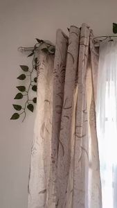 【Free Shipping 】4PCS Curtain Rod Adjustable Extendable Rod Set Curtain Pole With Screws And Brackets Curtain Rod Large Adjustable Telescopic Curtain Rod Set Rod Home Decor Silver Rod Gold Rod(70-120cm/120-210cm)