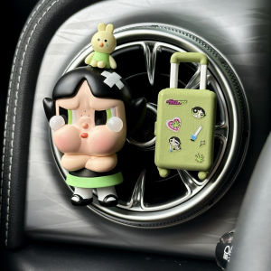 Pop Mart Crybaby Car Aromatherapy Decoration The Powerpuff Girls Cute Car Car Interior Air Outlet Ornament