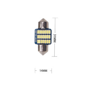 KEVANLY | 10PCS C5W Festoon LED 31/36/39/41MM Reading Lighting Bulbs Canbus White 12V for Car Interior Dome Light License Plate Lights