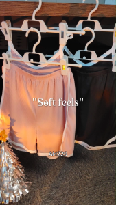 H5H Simple Pajamas Set For Women With Chest Pad Ins Style Solid Color Casual Soft Comfortable Sleepwear Skin-friendly Breathable Home Clothes