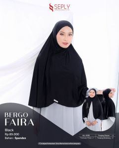 HIJAB INSTAN BAHAN SPANDEX SEPLY BERGO FIARA