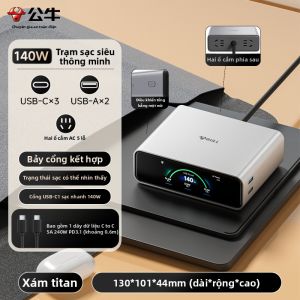 Bull | Ổ Cắm Thông Minh Điều Khiển qua Wifi với Cổng Type C và USB