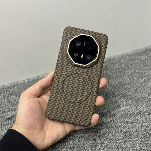 Ultra-Thin Carbon Fiber Pattern Magnetic Absorption Protective Case for Huawei Mate70RS pro Full Cover Anti-Fall Back Cover Mens Anti-Slip 60RS Protection Shell