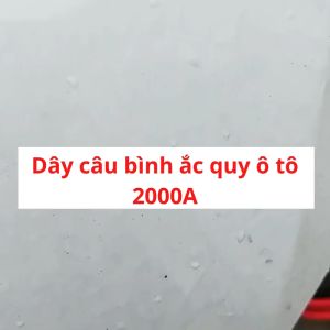 Dây Câu Kích Bình Ắc Quy Ô Tô Lõi Đồng Tải 2000A - Dây Kích Sạc Điện Ắc Quy Cứu Hộ Xe Ô Tô