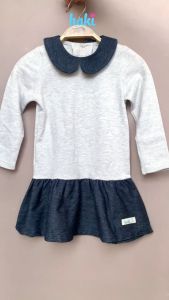 Váy bé gái thu đông đuôi cá cổ sen Đầm bé gái chất liệu Cotton cao cấp xuất khẩu HAKI HK047 (10-26kg)